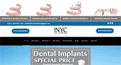 Desktop Screenshot of nyccenter4dentalimplants.com