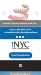 Mobile Screenshot of nyccenter4dentalimplants.com